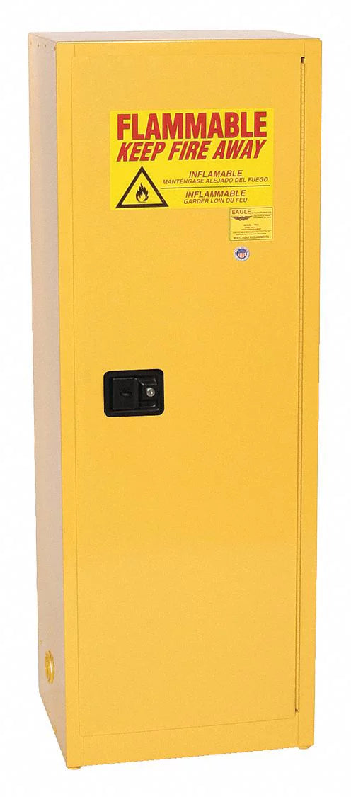 Yellow Flammable Liquid Safety Cabinet S7526