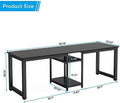 78 Inches White Two Person Computer Desk U115826