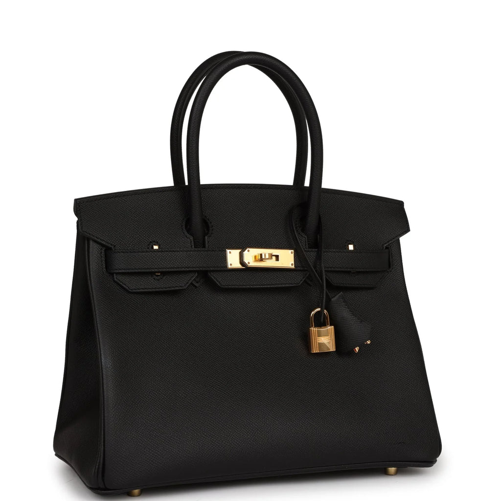 Black Leather Handbag W45788