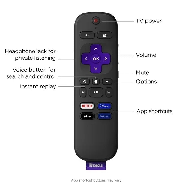 4K Streaming Device with Voice Remote and HDMI Cable V39829