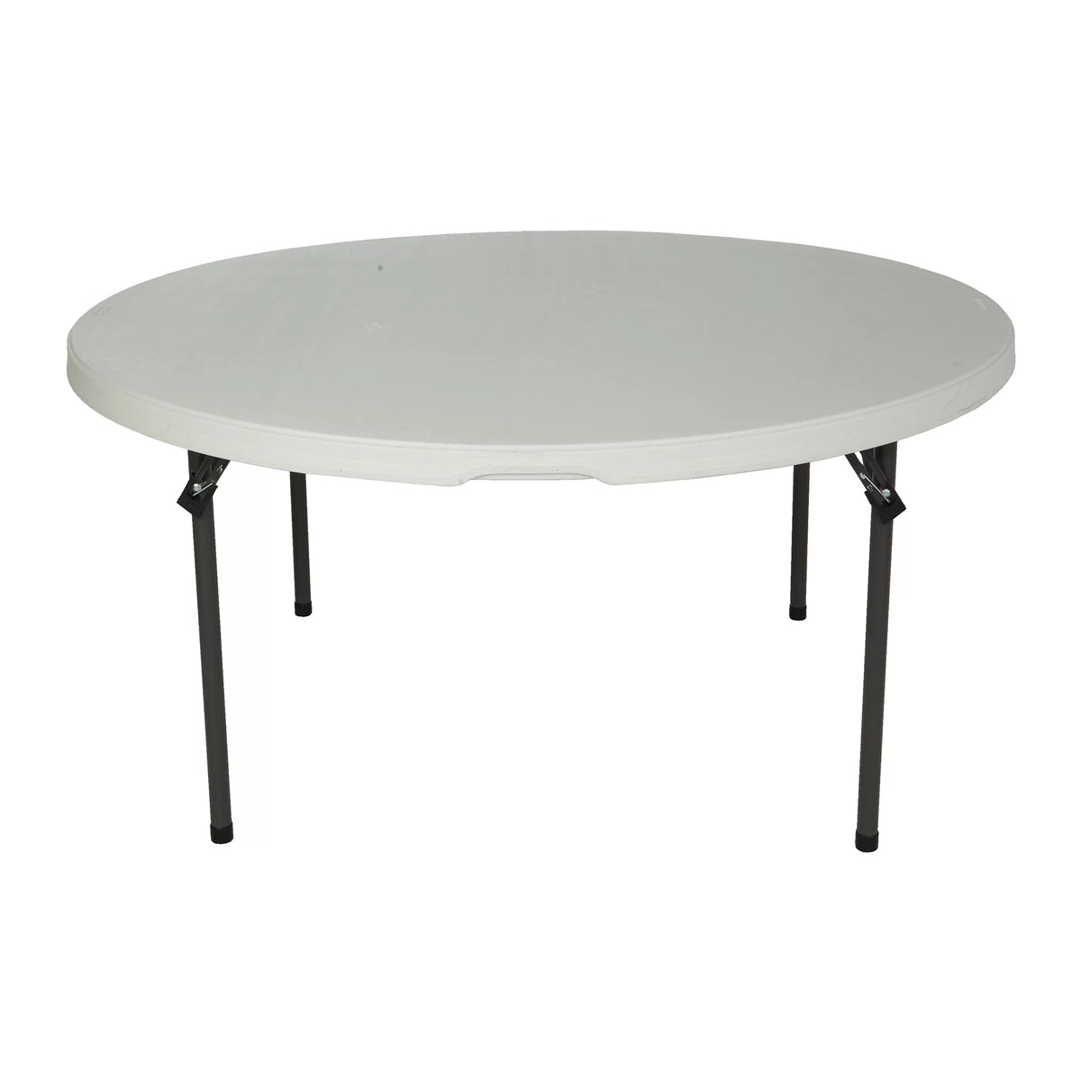 60 inch Round Folding Table White Granite E821