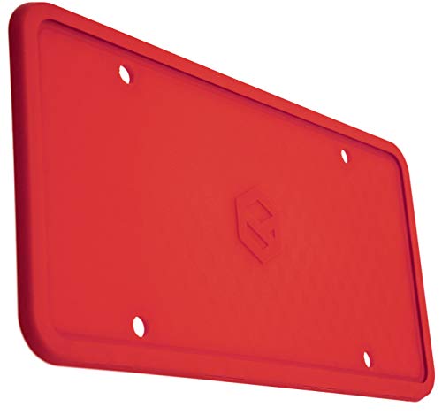 Black Silicone License Plate Frame I3251