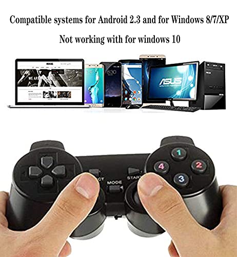 2.4GHz USB Wireless Game Controller Gamepad Joystick W85753