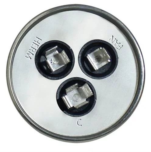 55/5 uF MFD 370 VAC Dual Round Replacement Capacitor H978
