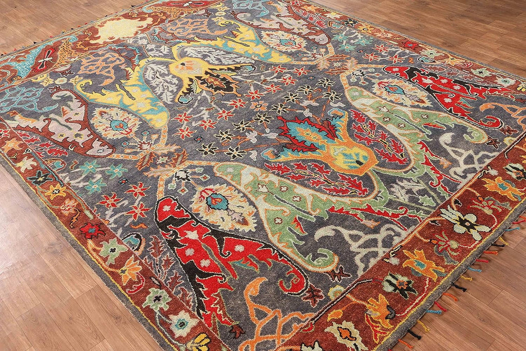 Handmade Tufted 100% Woolen Rugs & Carpet V215