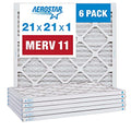 16x20x1 MERV 11 Pleated Air Filter, 6 Pack J778