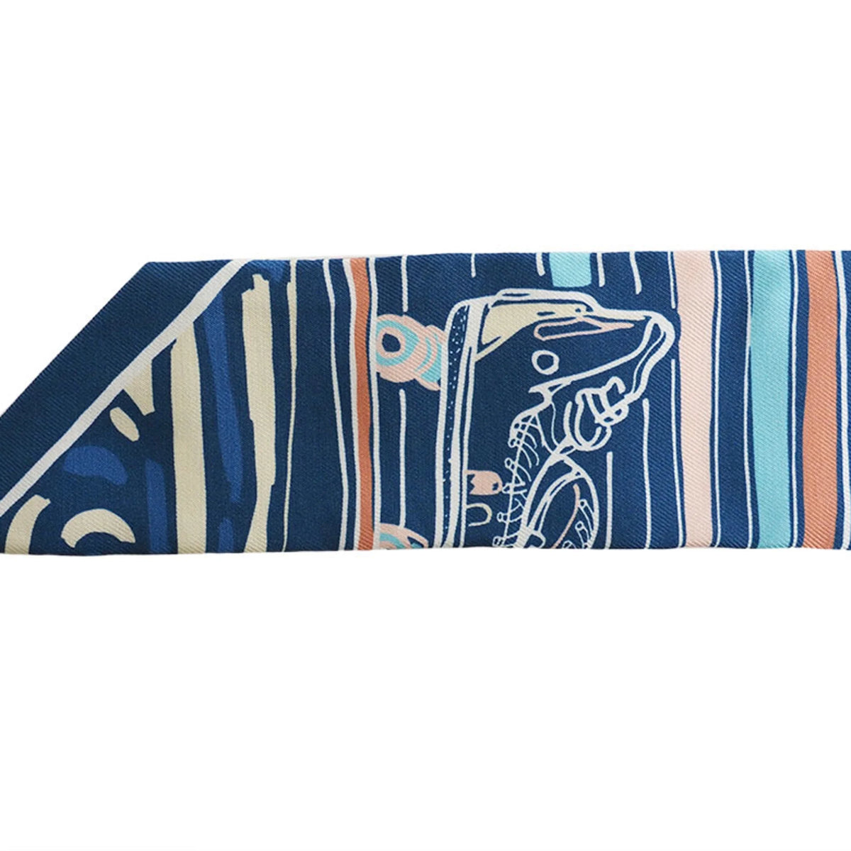 Blue Silk Scarf K32620
