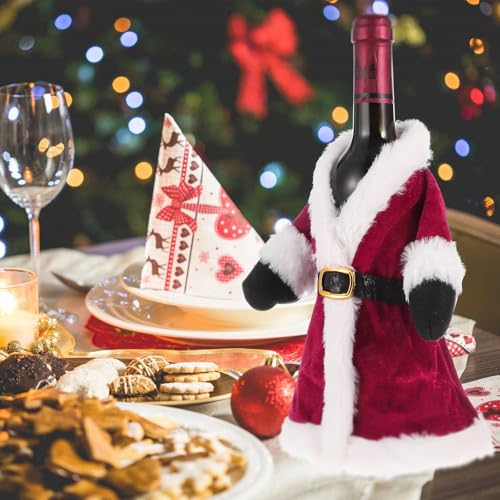 2pcs Christmas Wine Bottle Covers X177
