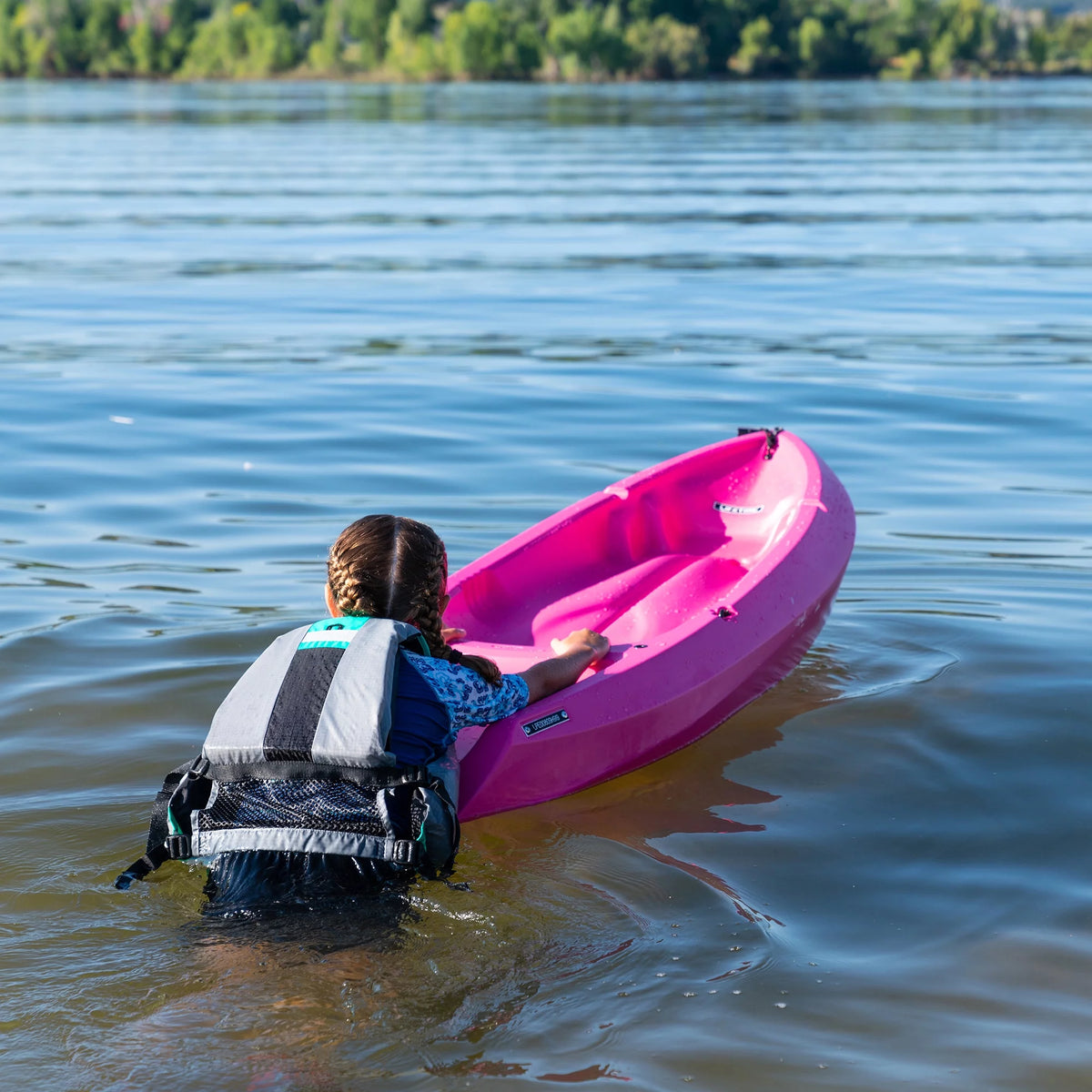 6 ft Youth Kayak Pink M232378