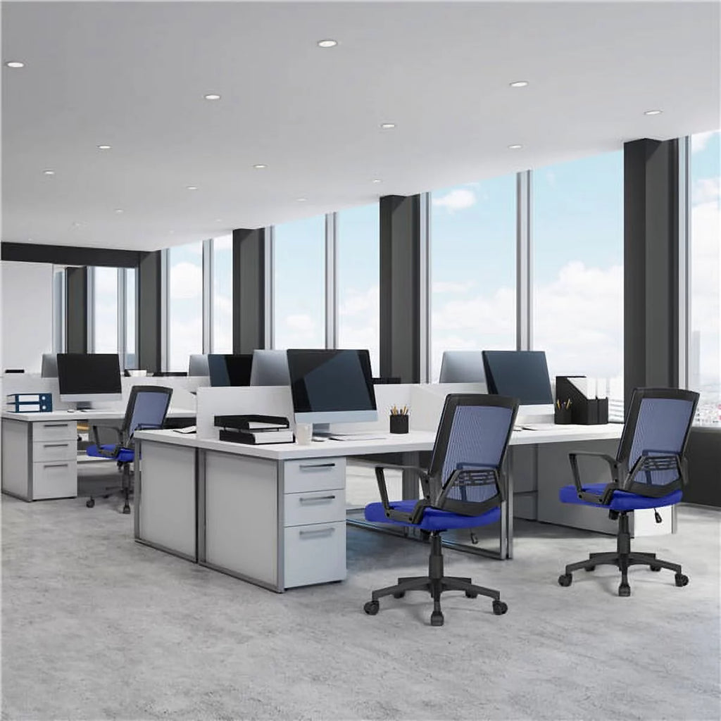 Blue Mesh Ergonomic Office Chair U20370