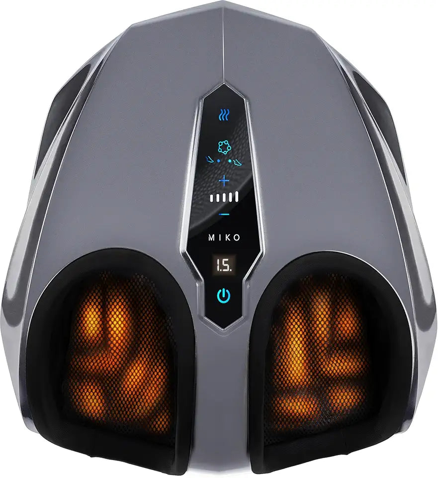 Foot Massager Machine with Deep-Kneading, Compression, Shiatsu, and Heat L702