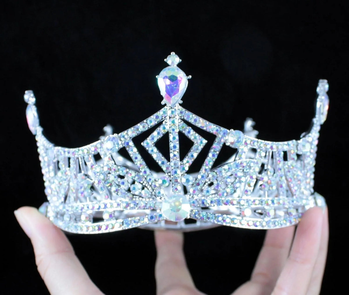 Austrian Rhinestone Crystal Hair Tiara B44914