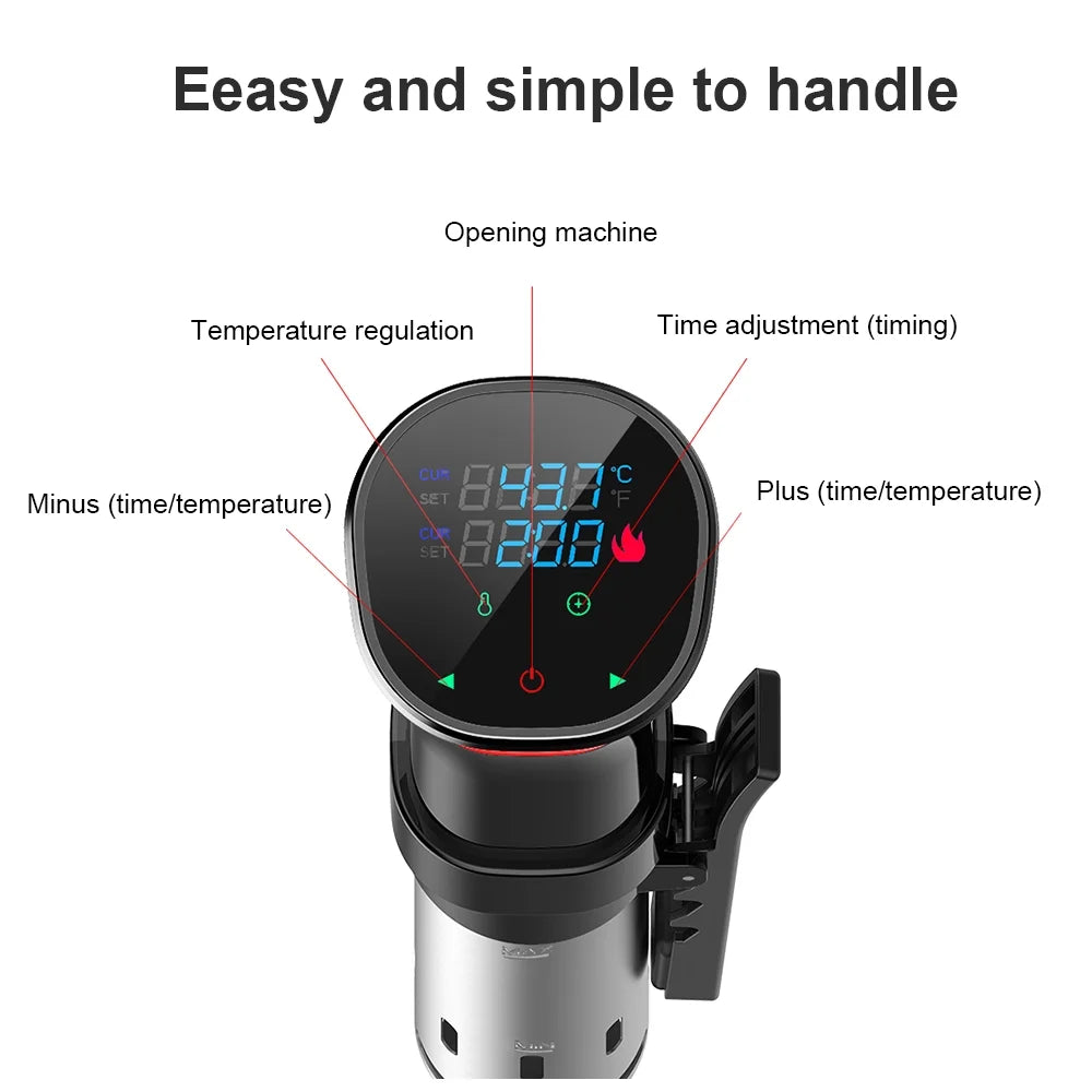 Waterproof LCD Sous Vide Cooker O3506
