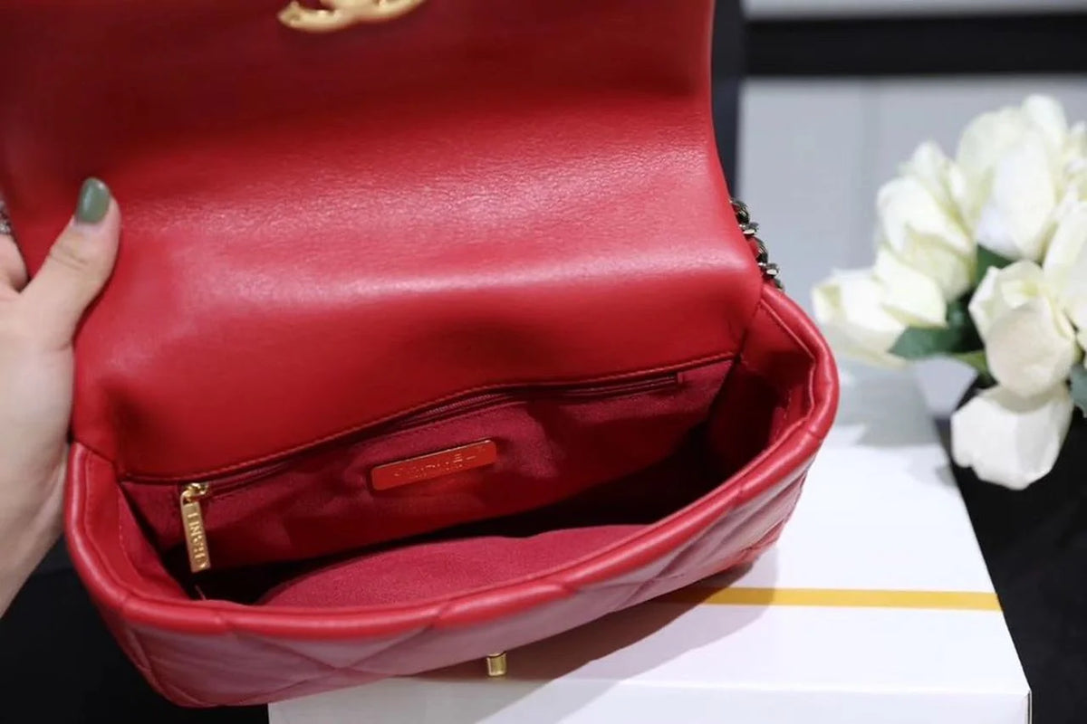Red 26cm Handbag S423
