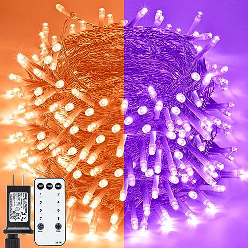 Purple and Orange 800LED 330FT String Lights C280724