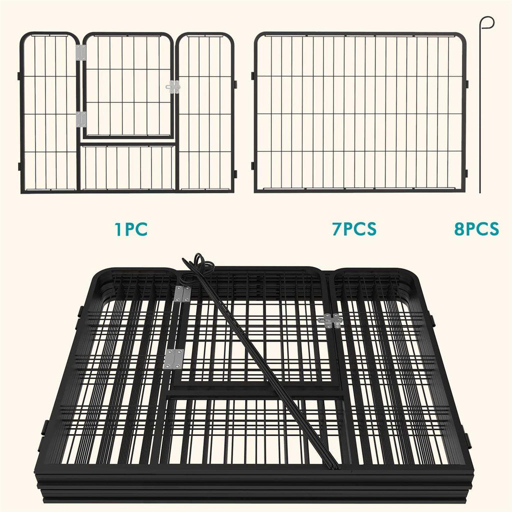 Heavy Duty Metal Dog Playpen 32 Width U261549