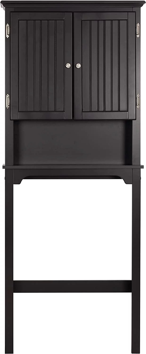 Bathroom Storage Over The Toilet Cabinet with Adjustable Shelves and Double Doors U605