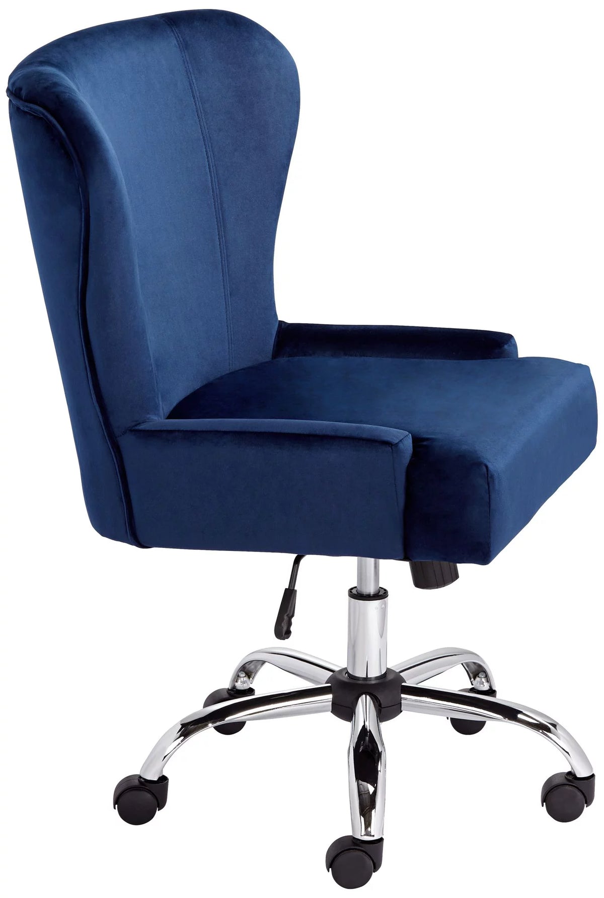 Blue Fabric Adjustable Office Chair F577