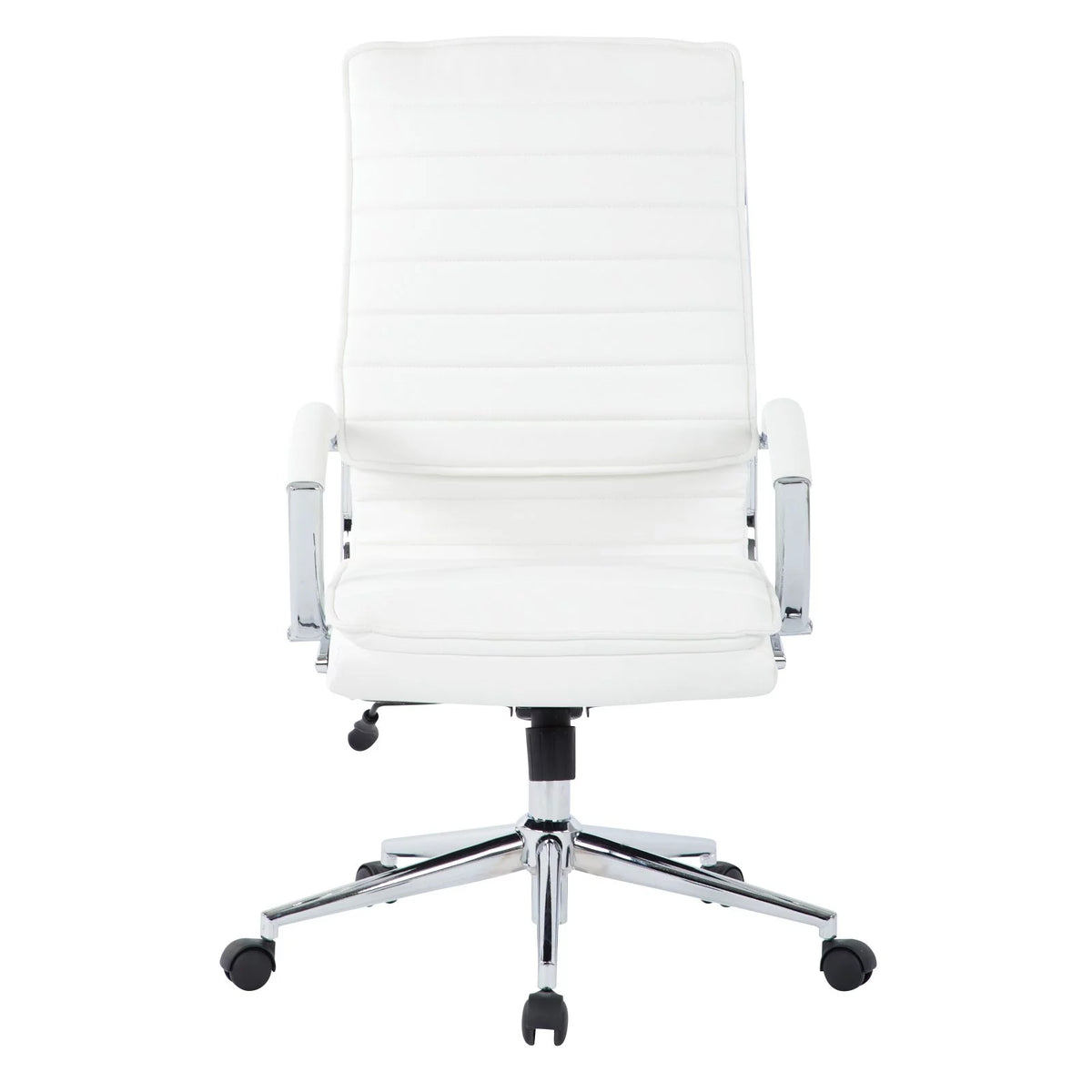 White Faux Leather High Back Manager's Chair Y50970