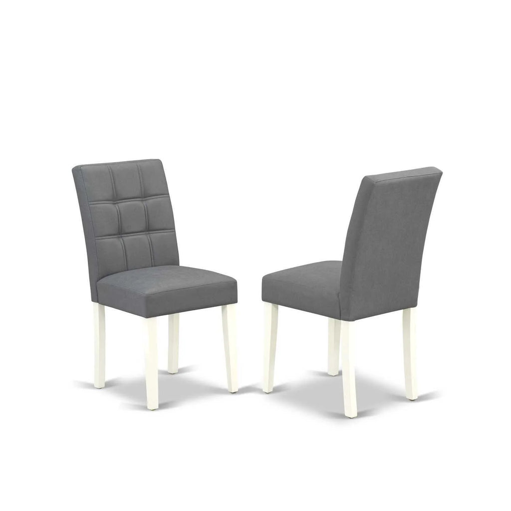 5 Piece Kitchen Table Set with Oval Dining Table and 4 Chairs U279811