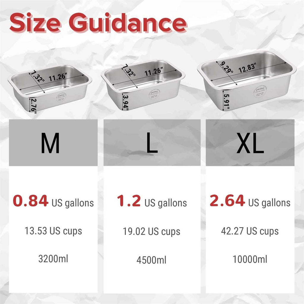 Large 304 Stainless Steel Dog Bowl K9999