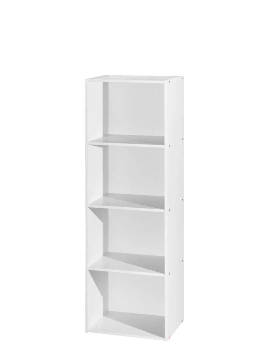 White 4-Shelf Bookcase P281915