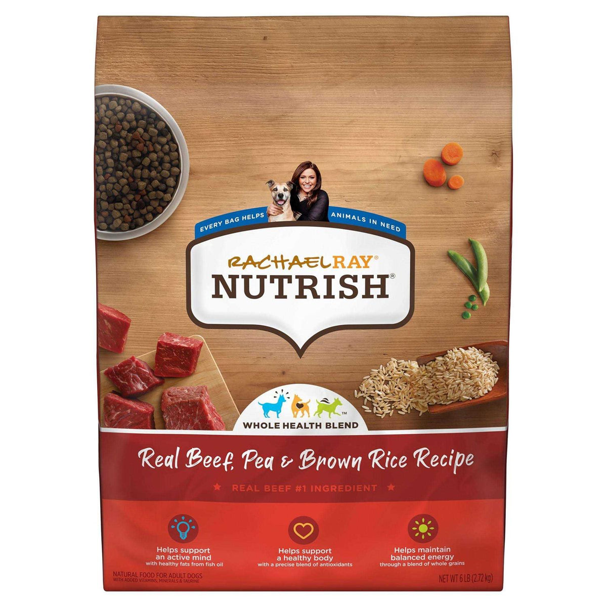 Real Beef Pea & Brown Rice Dry Dog Food G333