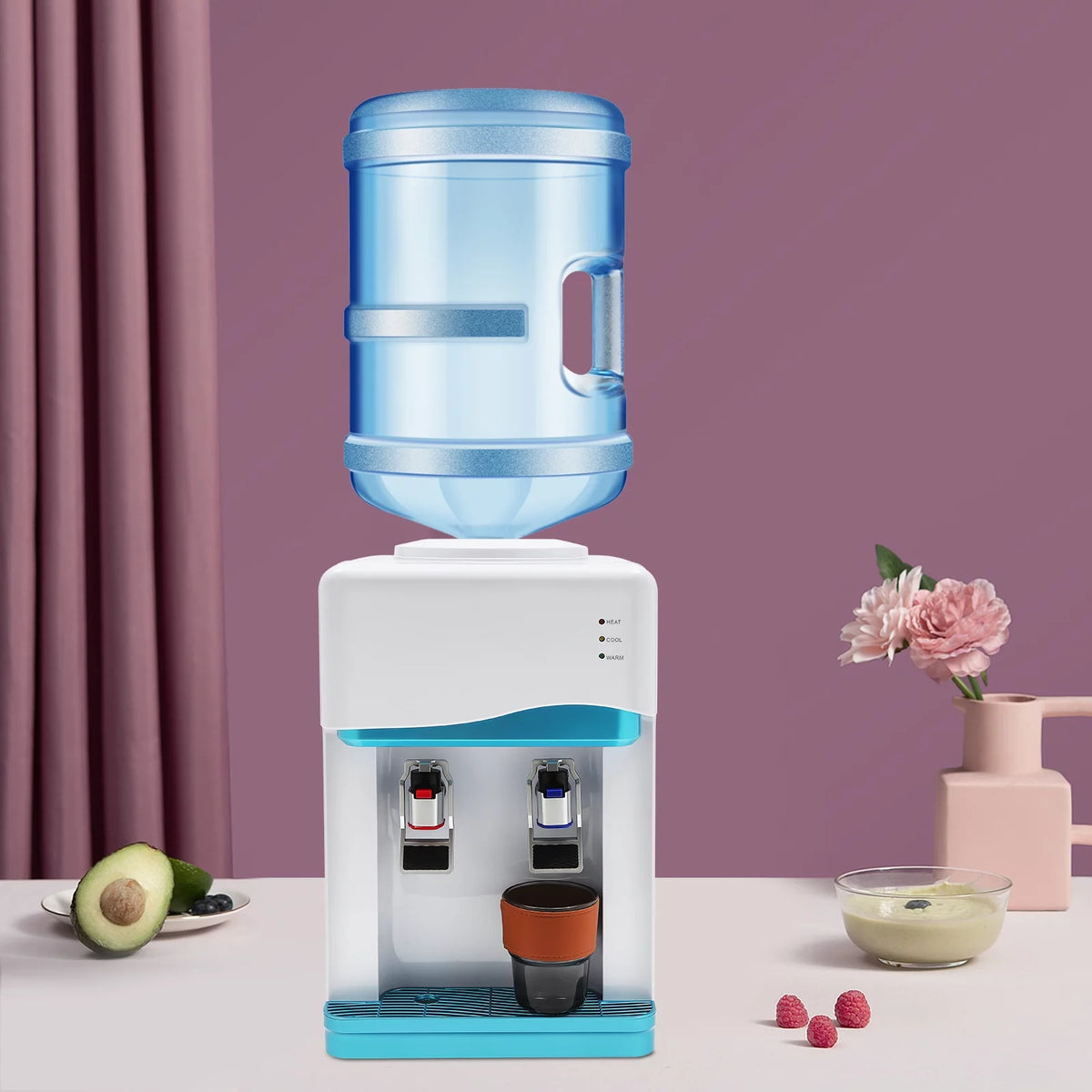 Hot & Cold Water Cooler Dispenser with Child Safety Lock S66658