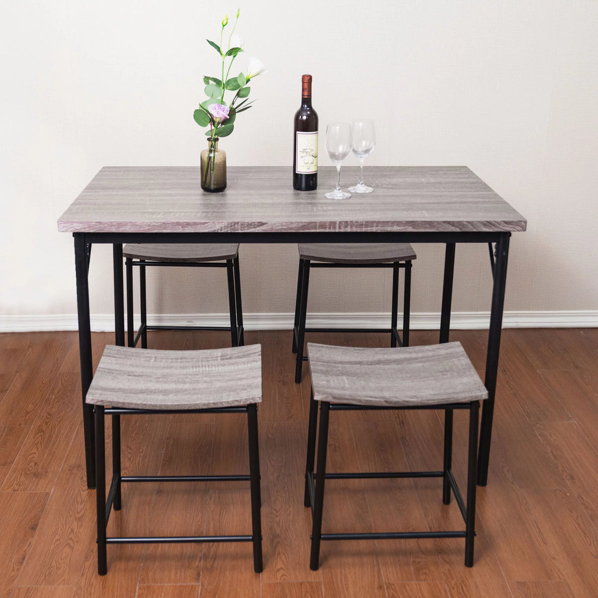 5 Piece Dining Room Set 1 Table and 4 Chairs O4013