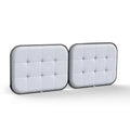Upholstered Headboard for Cal King Size Bed, Velvet Fabric Gray S852312