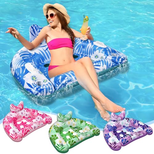 3 Pack Inflatable Pool Floats with Cupholders X218