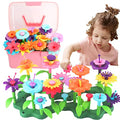 Toddler Building Blocks Stacking Toy with Storage Box Q78298