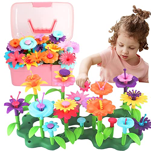 Toddler Building Blocks Stacking Toy with Storage Box Q78298