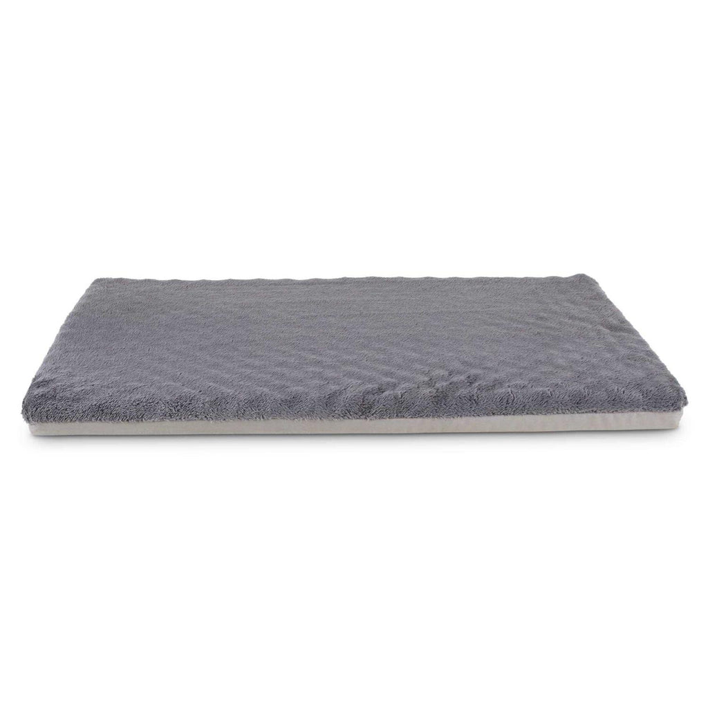 Dark Grey Foam Dog Crate Mat and Pet Bed V55386