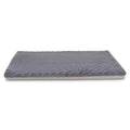 Dark Grey Foam Dog Crate Mat and Pet Bed V55386