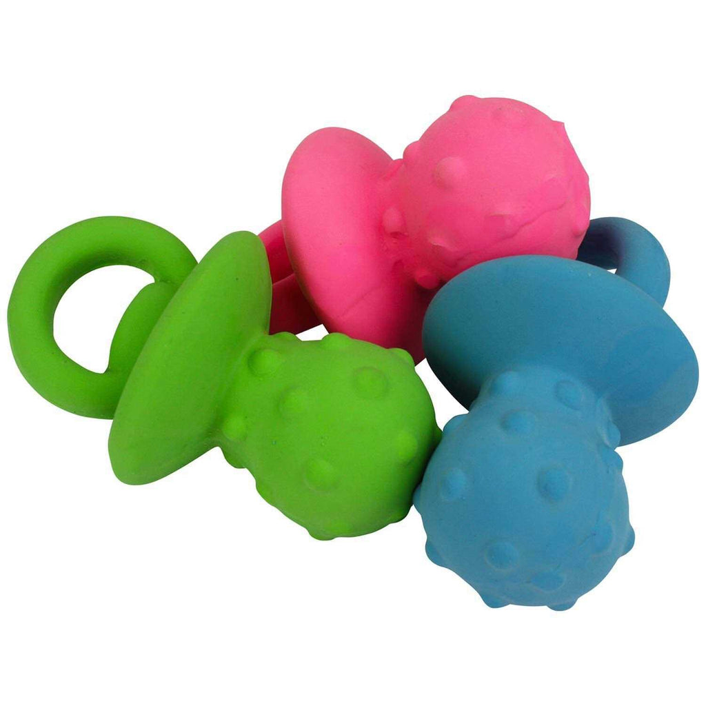 4 Latex Pacifier Dog Toy V920