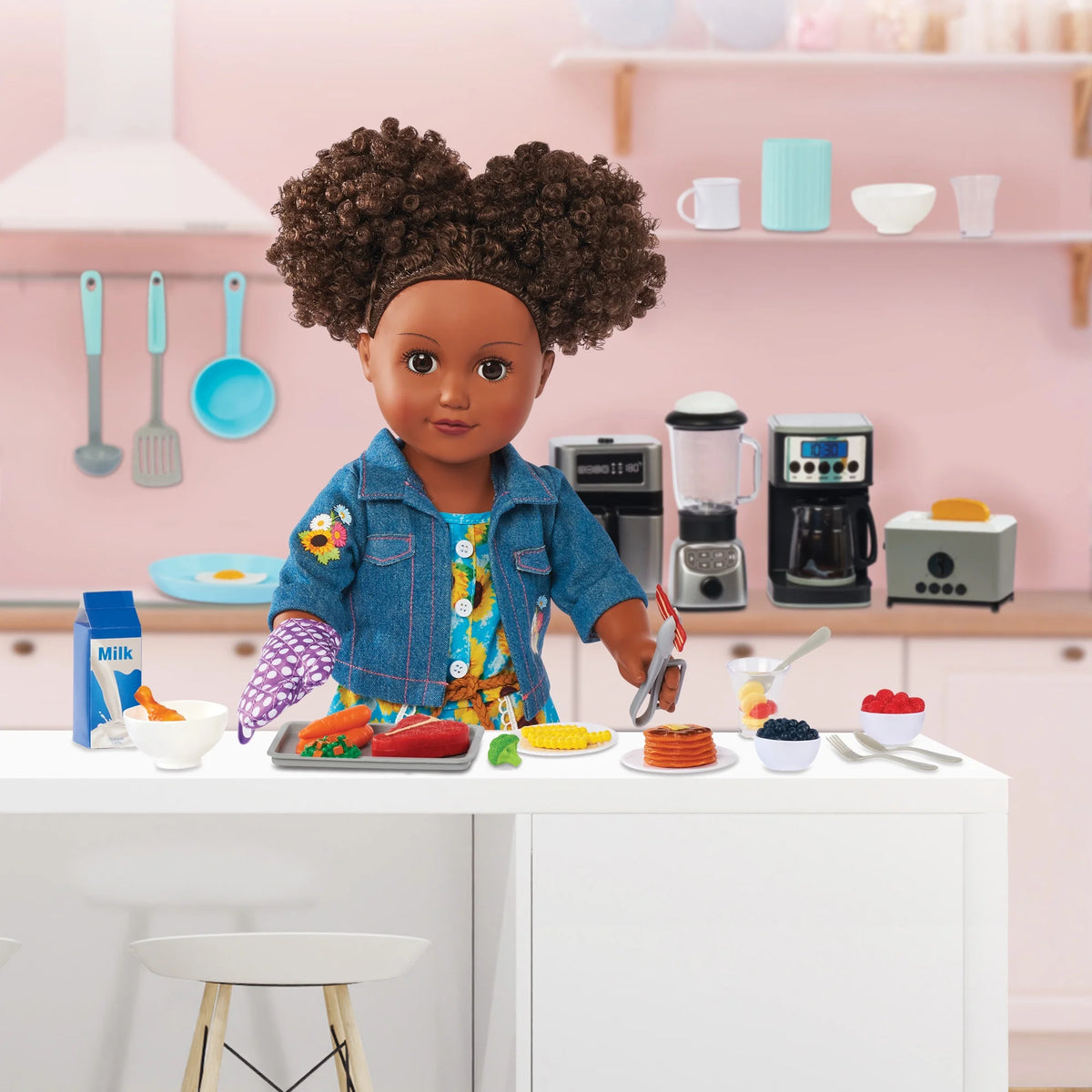 Kitchen Appliance Play Set for 18 inch Dolls R3932