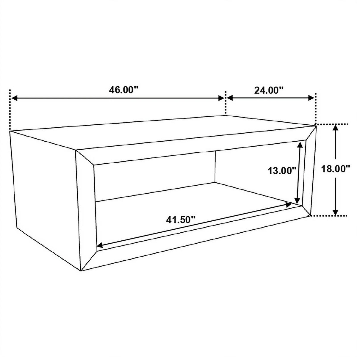 Solid Wood Coffee Table Z3801
