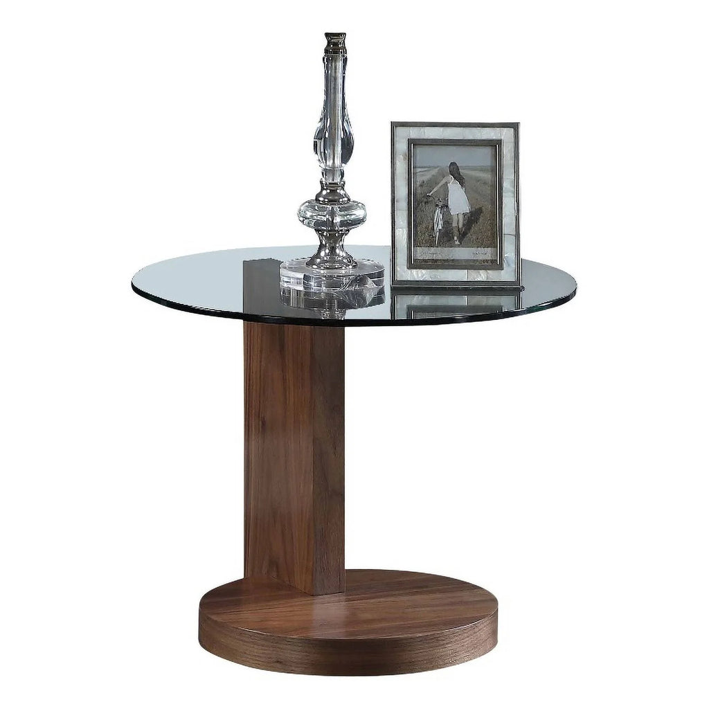 2-Piece Walnut Cocktail Table and Lamp Table Set E591