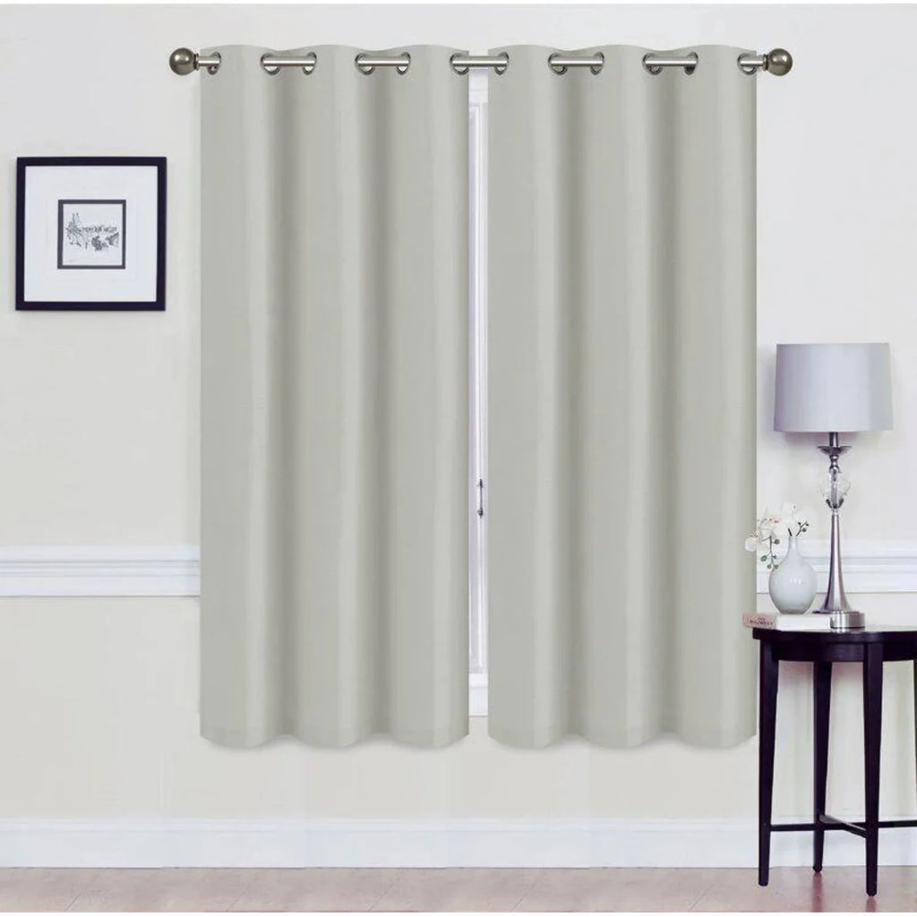 Set of 2 Blackout Grommet Curtain Panel B543556