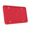 Black Silicone License Plate Frame I3251
